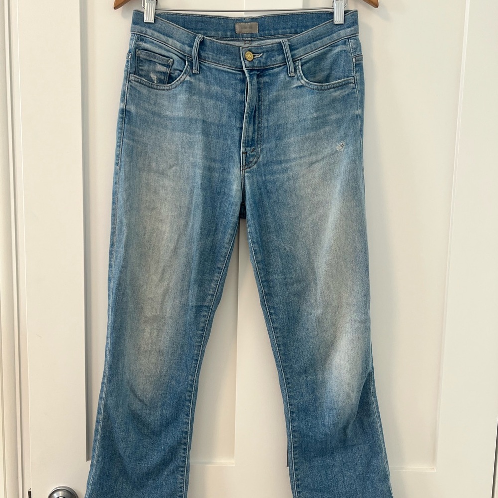 MOTHER Crop Step Fray Size 28